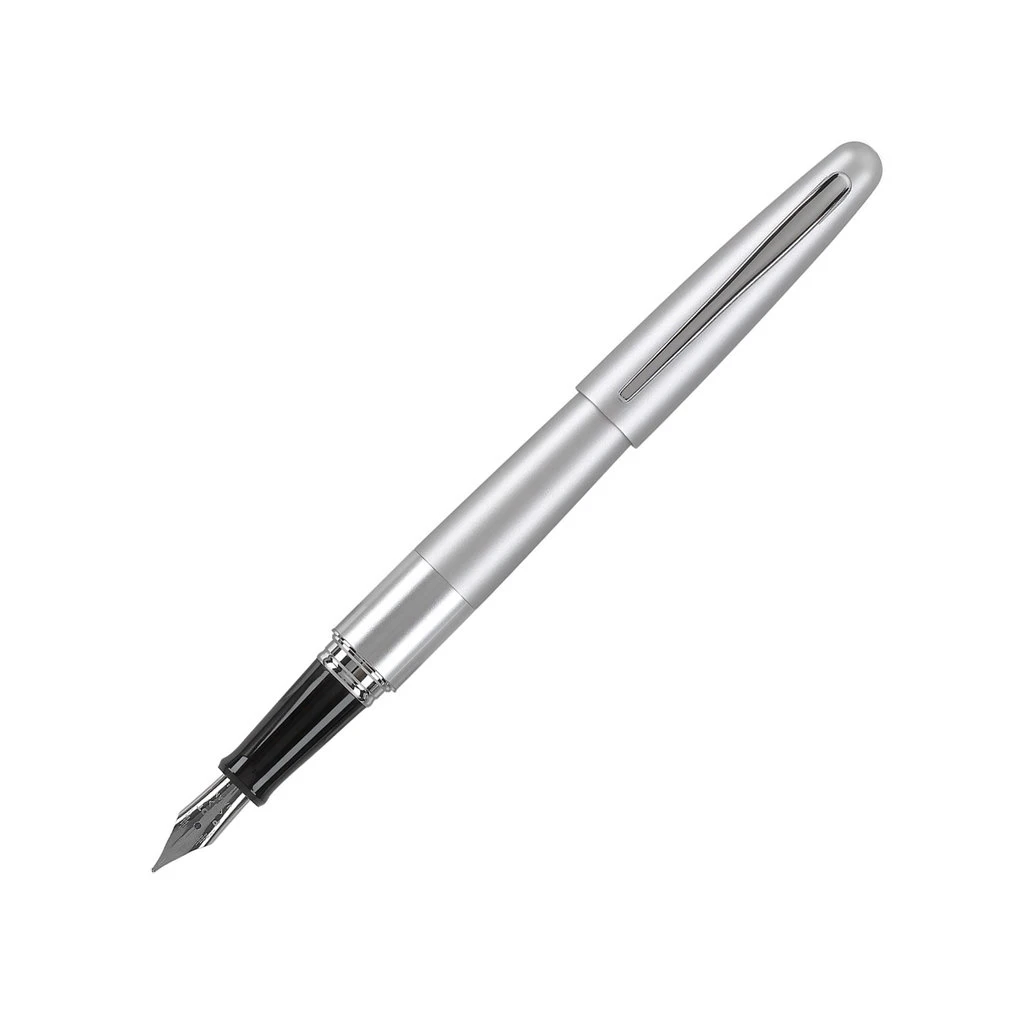 Pilot Metropolitan Silver Fountain Pen 1 Pilot Metropolitan Silver Fountain Pen