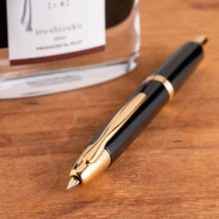 Pilot Vanishing Point Black & Gold Fountain Pen 12 Pilot Vanishing Point Black & Gold Fountain Pen -Stationery Shop pilot pilot vanishing point black gold fountain pe 2