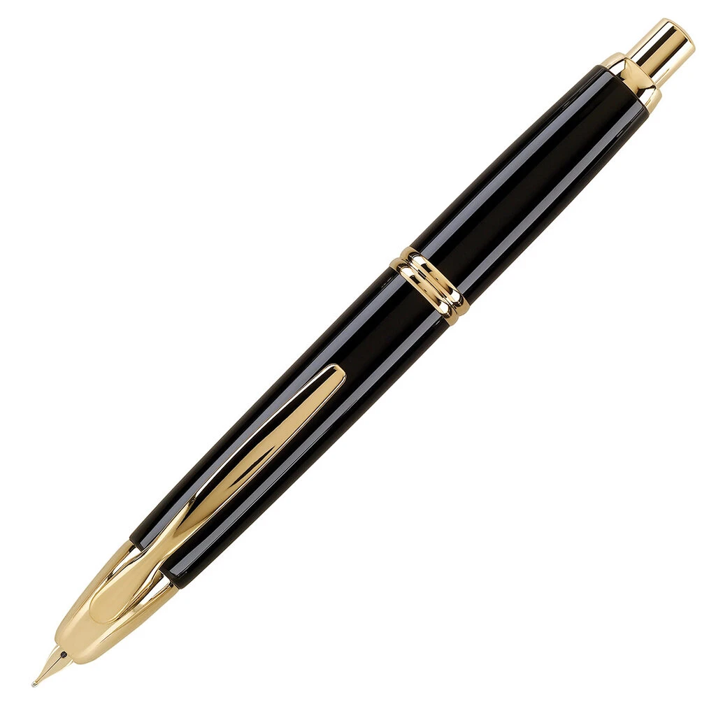 Pilot Vanishing Point Black & Gold Fountain Pen 5 Pilot Vanishing Point Black & Gold Fountain Pen - Image 5