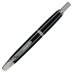 Pilot Vanishing Point Black & Rhodium Fountain Pen -Stationery Shop pilot pilot vanishing point black rhodium fountain 4