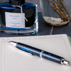 Pilot Vanishing Point SE Marble Blue Fountain Pen 8 Pilot Vanishing Point SE Marble Blue Fountain Pen -Stationery Shop pilot pilot vanishing point se marble blue fountai 2