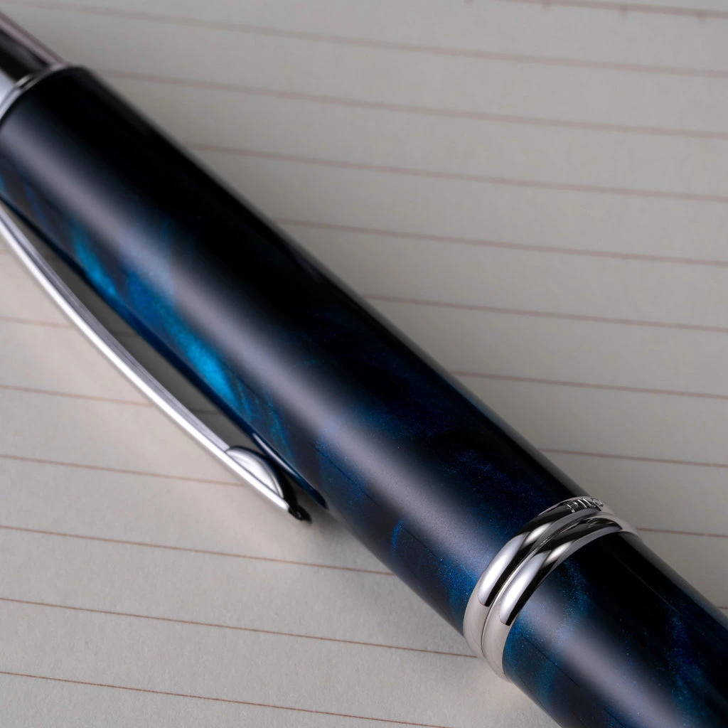 Pilot Vanishing Point SE Marble Blue Fountain Pen 5 Pilot Vanishing Point SE Marble Blue Fountain Pen - Image 5