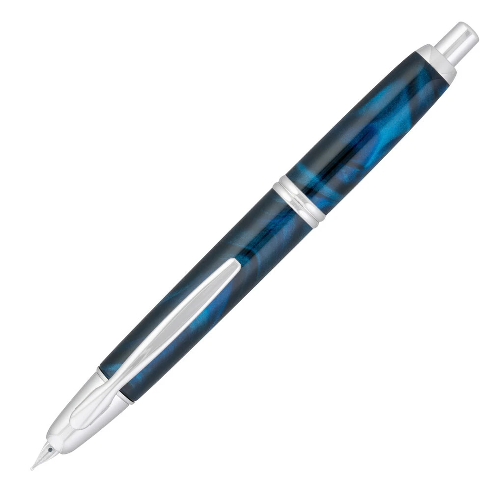 Pilot Vanishing Point SE Marble Blue Fountain Pen 6 Pilot Vanishing Point SE Marble Blue Fountain Pen - Image 6
