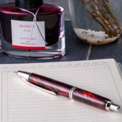 Pilot Vanishing Point SE Marble Red Fountain Pen 8 Pilot Vanishing Point SE Marble Red Fountain Pen -Stationery Shop pilot pilot vanishing point se marble red fountain 2