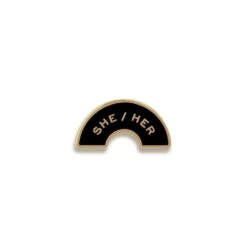 She/Her Pronoun Pin