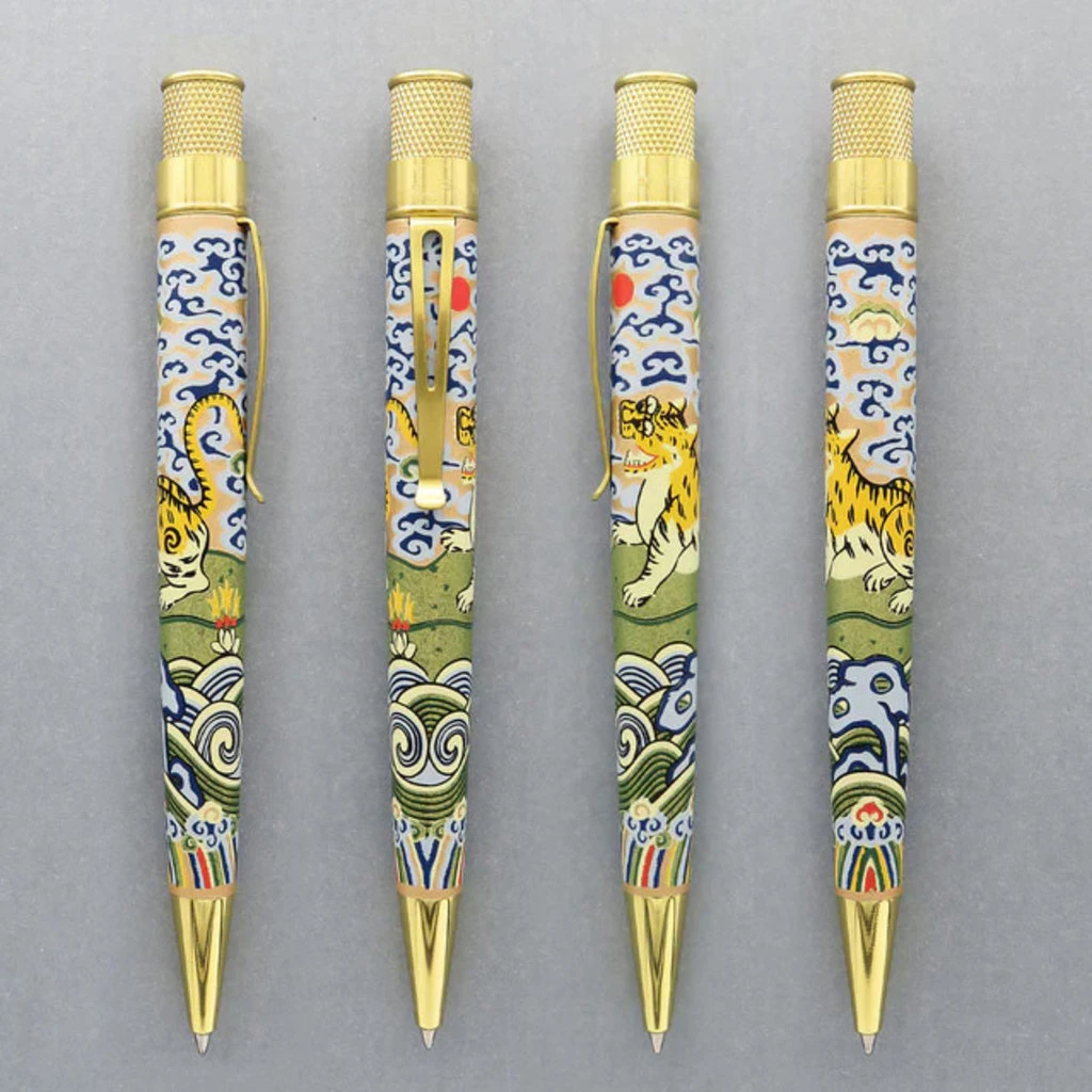Retro 51 Chinese Tiger Rank Badge Rollerball 3 Retro 51 Chinese Tiger Rank Badge Rollerball - Image 3