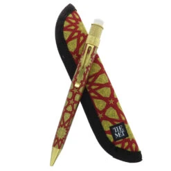 Retro 51 Geometric Brown Pen Sleeve -Stationery Shop retro 51 retro 51 geometric brown pen sleeve 2