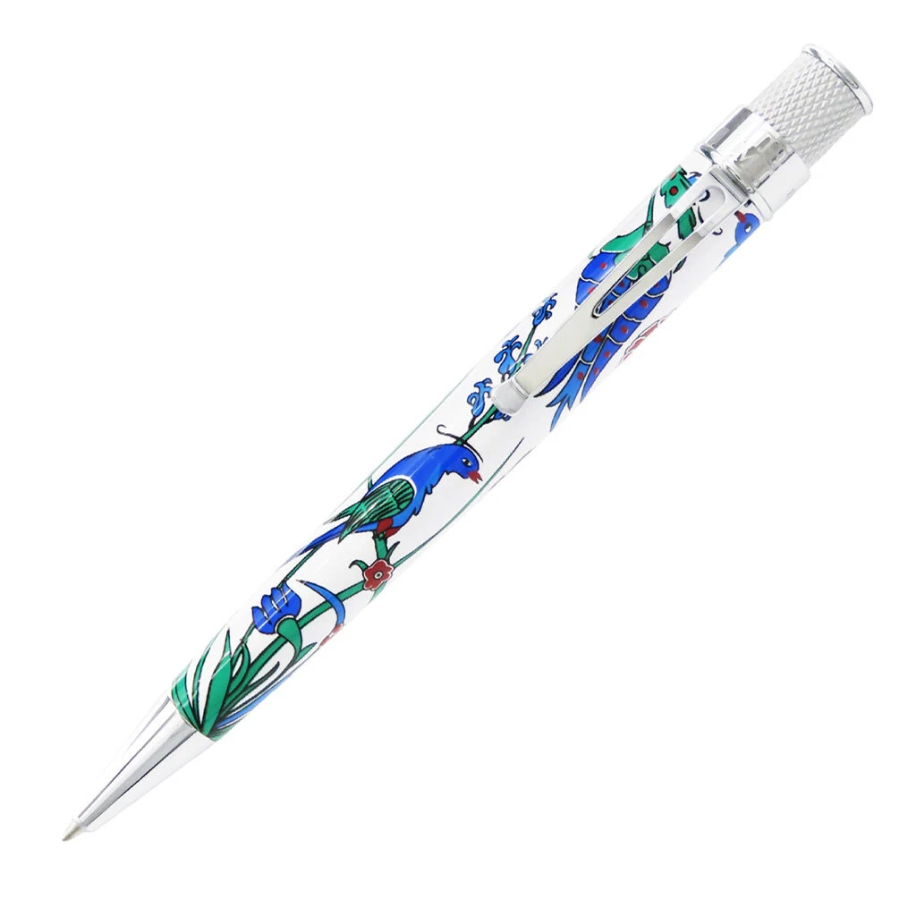 Retro 51 Iznik Garden Blue Birds & Flowers Rollerball 1 Retro 51 Iznik Garden Blue Birds & Flowers Rollerball
