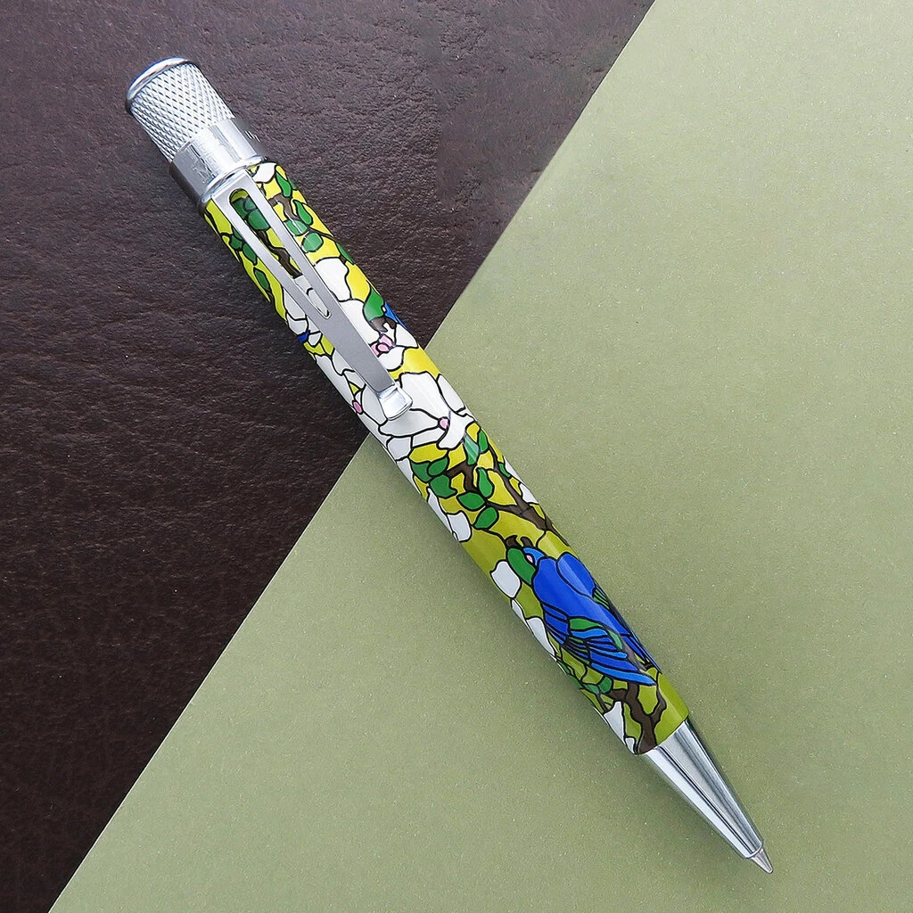 Retro 51 Louis C. Tiffany Favrile Parrots Rollerball 3 Retro 51 Louis C. Tiffany Favrile Parrots Rollerball - Image 3