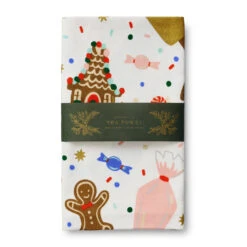 Christmas Cookies Tea Towel -Stationery Shop rifle paper christmas cookies tea towel 2