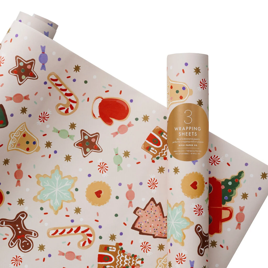 Christmas Cookies Wrap - 3 Sheets 2 Christmas Cookies Wrap - 3 Sheets - Image 2