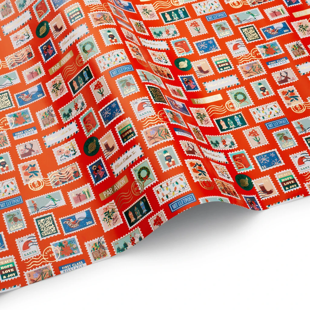 Holiday Stamps Continuous Wrap Roll 2 Holiday Stamps Continuous Wrap Roll - Image 2