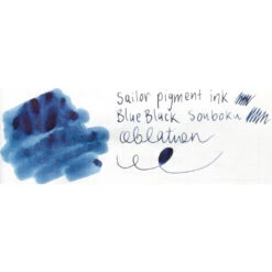Sailor Souboku Pigment Blue Black Bottled Ink 50ml -Stationery Shop sailor sailor souboku pigment blue black bottled i 1