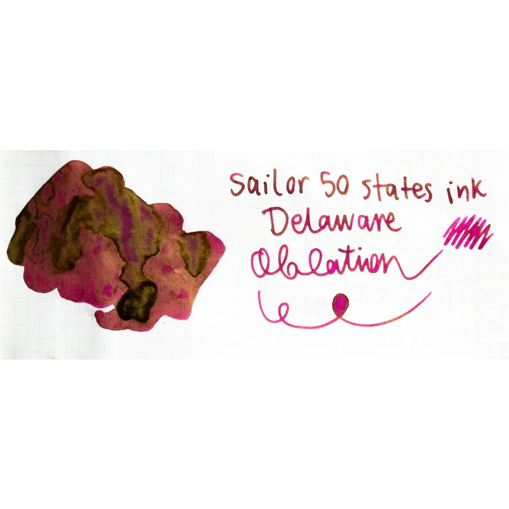 Sailor USA States Delaware Bottled Ink 20ml 2 Sailor USA States Delaware Bottled Ink 20ml - Image 2