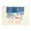 Snow Fox Box Of 8 Letterpress Cards