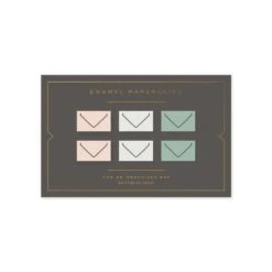 Enamel Paperclips Set Of 6