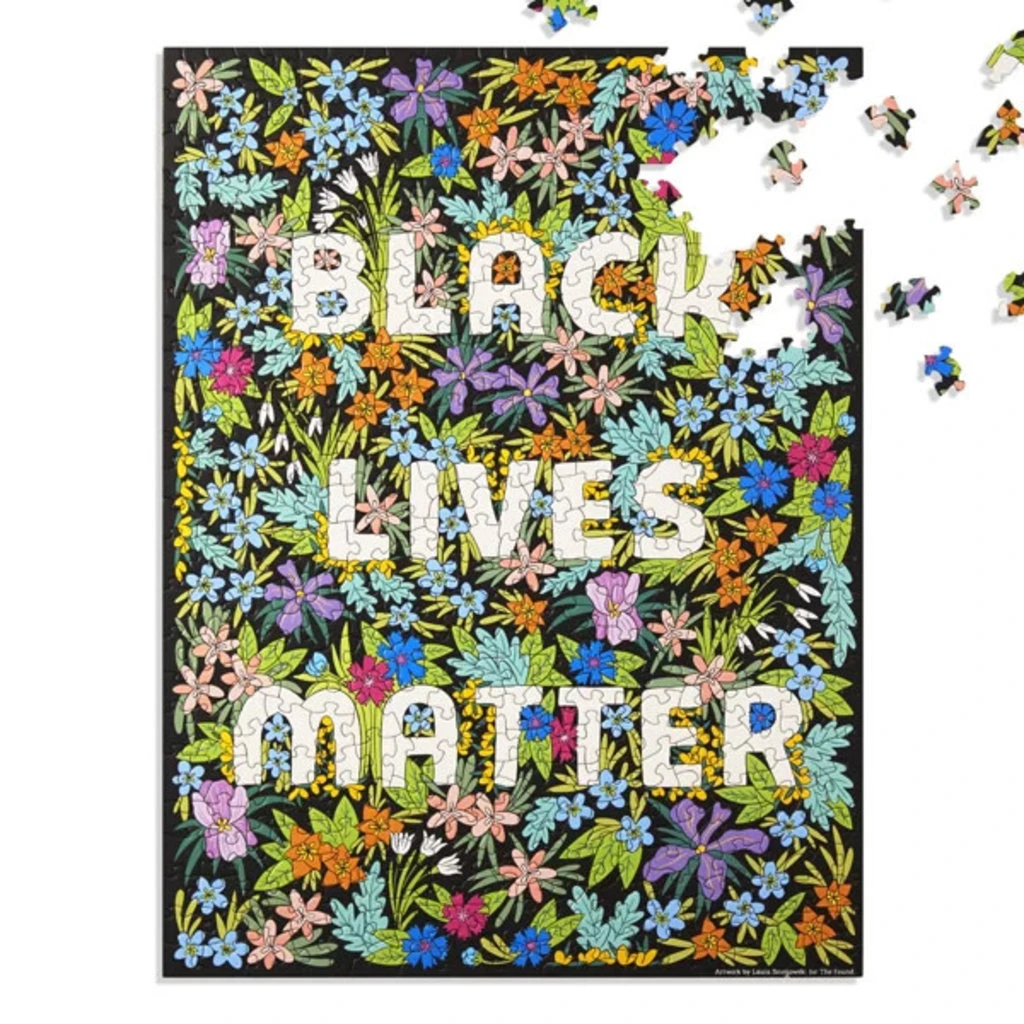 Black Lives Matter Floral Puzzle 2 Black Lives Matter Floral Puzzle - Image 2