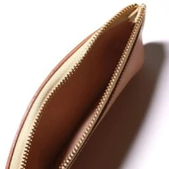 Brown Leather Zipper Pen Case -Stationery Shop the superior labor brown leather zipper pen case 2