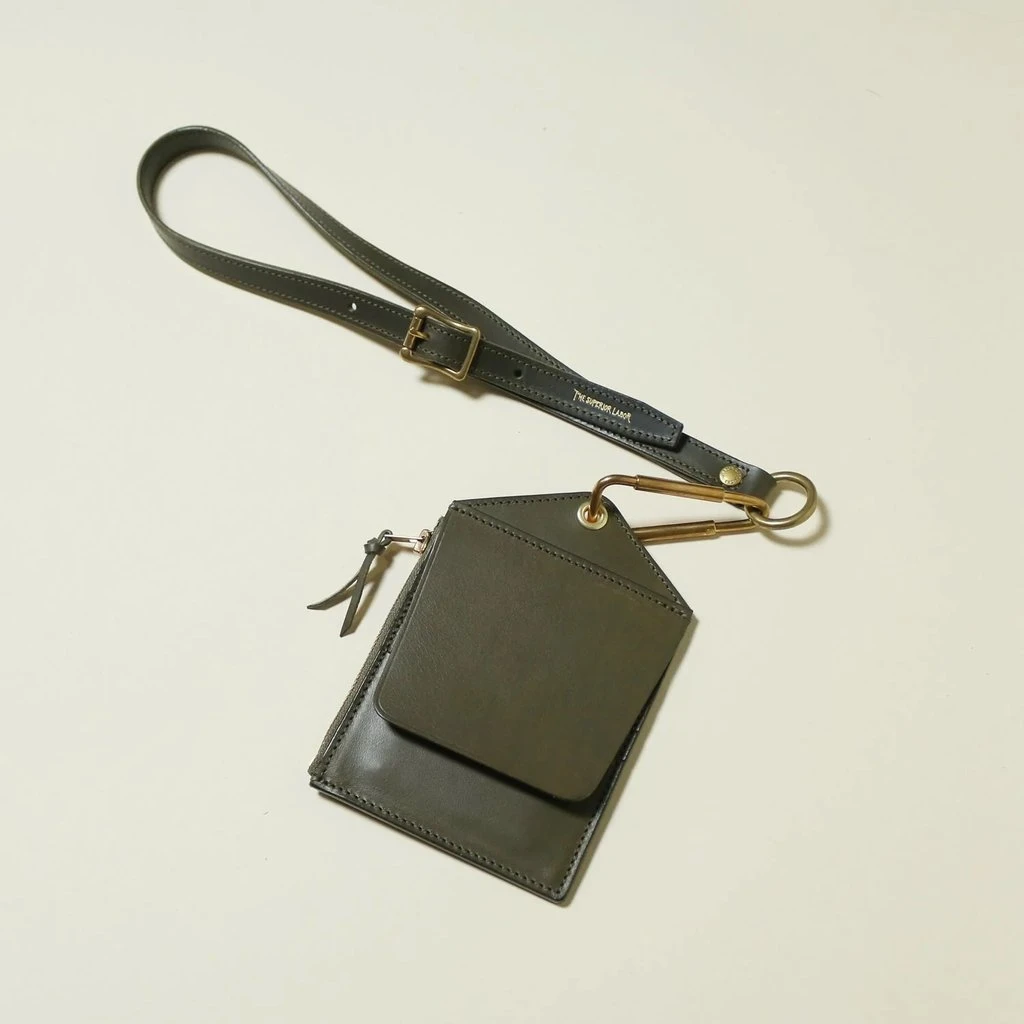 HTS Leather Wallet Olive Green 9 HTS Leather Wallet Olive Green - Image 9