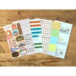 Customized Sticker Set 2024 Traveler's Notebook Diary -Stationery Shop travelers company customized sticker set 2024 trav 6
