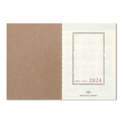 Refill Passport Weekly 2024 Traveler's Notebook Diary -Stationery Shop travelers company refill passport weekly 2024 trav 2