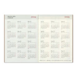 Refill Passport Weekly 2024 Traveler's Notebook Diary -Stationery Shop travelers company refill passport weekly 2024 trav 3