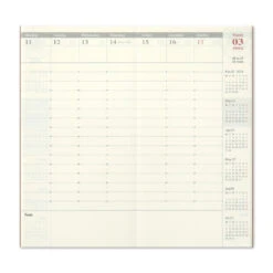 Refill Weekly Vertical 2024 Traveler's Notebook Diary -Stationery Shop travelers company refill weekly vertical 2024 trav 5