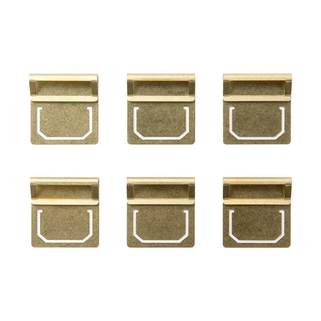 Traveler's Company - Brass Index Clips 2 Traveler's Company - Brass Index Clips - Image 2