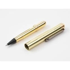 Traveler's Company Brass Rollerball -Stationery Shop travelers company travelers company brass rollerba 3