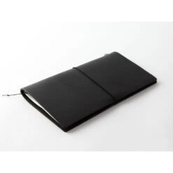 Traveler's Notebook Black -Stationery Shop travelers company travelers notebook black 2