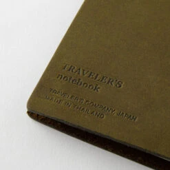 Traveler's Notebook Olive 15 Traveler's Notebook Olive -Stationery Shop travelers company travelers notebook olive 5