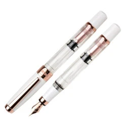 TWSBI Diamond 580 White Rose Gold II Fountain Pen 11 TWSBI Diamond 580 White Rose Gold II Fountain Pen -Stationery Shop twsbi twsbi diamond 580 white rose gold ii fountai 5
