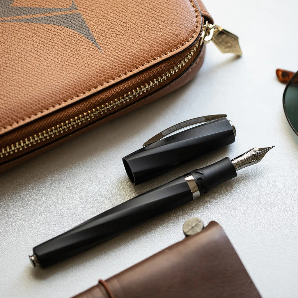 Visconti Divina Matte Black Fountain Pen 2 Visconti Divina Matte Black Fountain Pen - Image 2