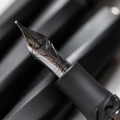 Visconti Divina Matte Black Fountain Pen 16 Visconti Divina Matte Black Fountain Pen -Stationery Shop visconti visconti divina matte black fountain pen 4