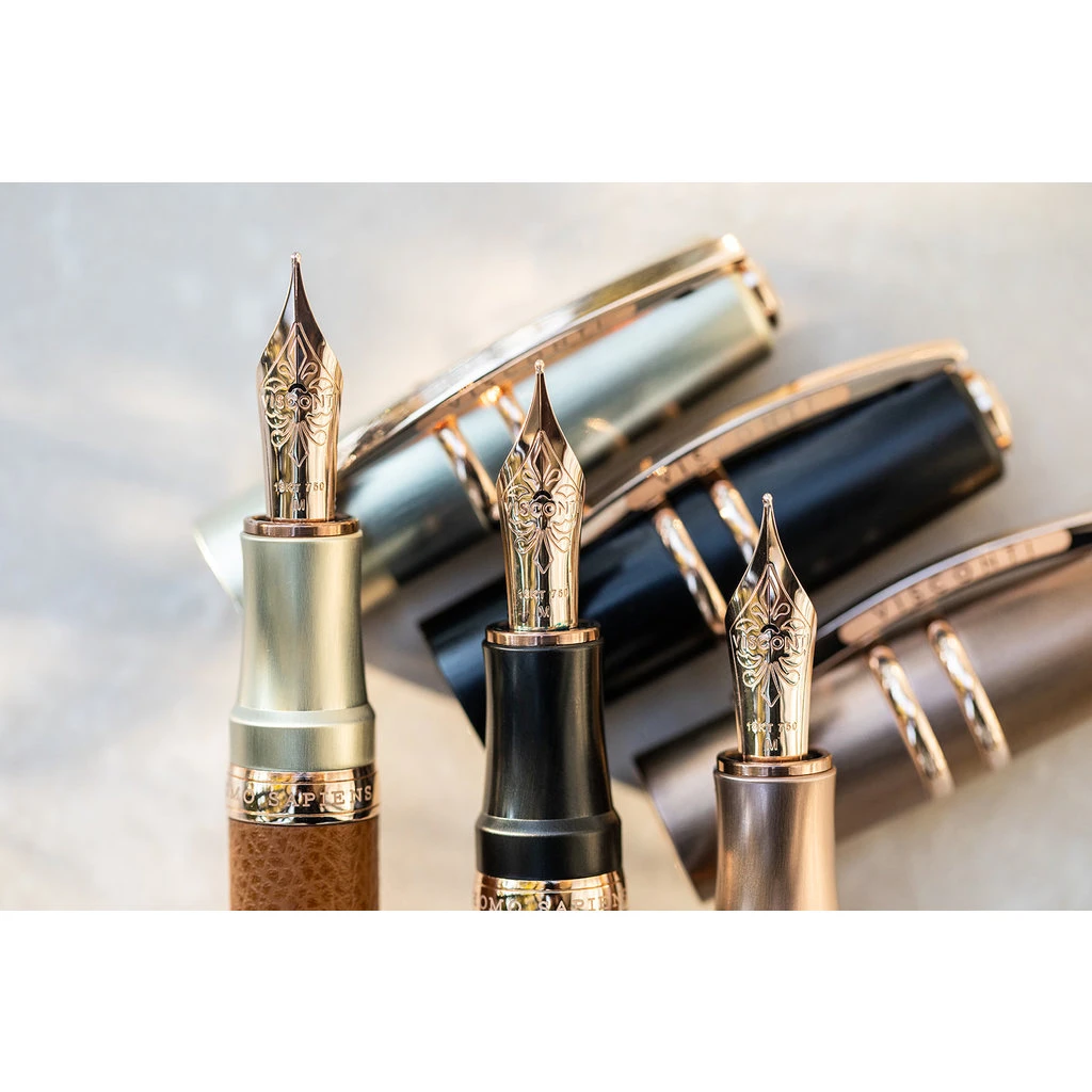 Visconti Homo Sapiens Dual Touch Cognac Fountain Pen 4 Visconti Homo Sapiens Dual Touch Cognac Fountain Pen - Image 4