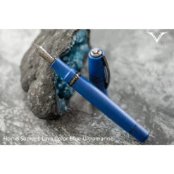 Visconti Homo Sapiens Lava Color Ultramarine Blue Fountain Pen Extra Fine -Stationery Shop visconti visconti homo sapiens lava color ultramar 6