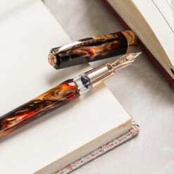 Visconti Opera Master Firestorm Fountain Pen Fine -Stationery Shop visconti visconti opera master firestorm fountain 3