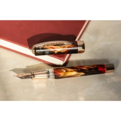 Visconti Opera Master Firestorm Fountain Pen Fine -Stationery Shop visconti visconti opera master firestorm fountain 4