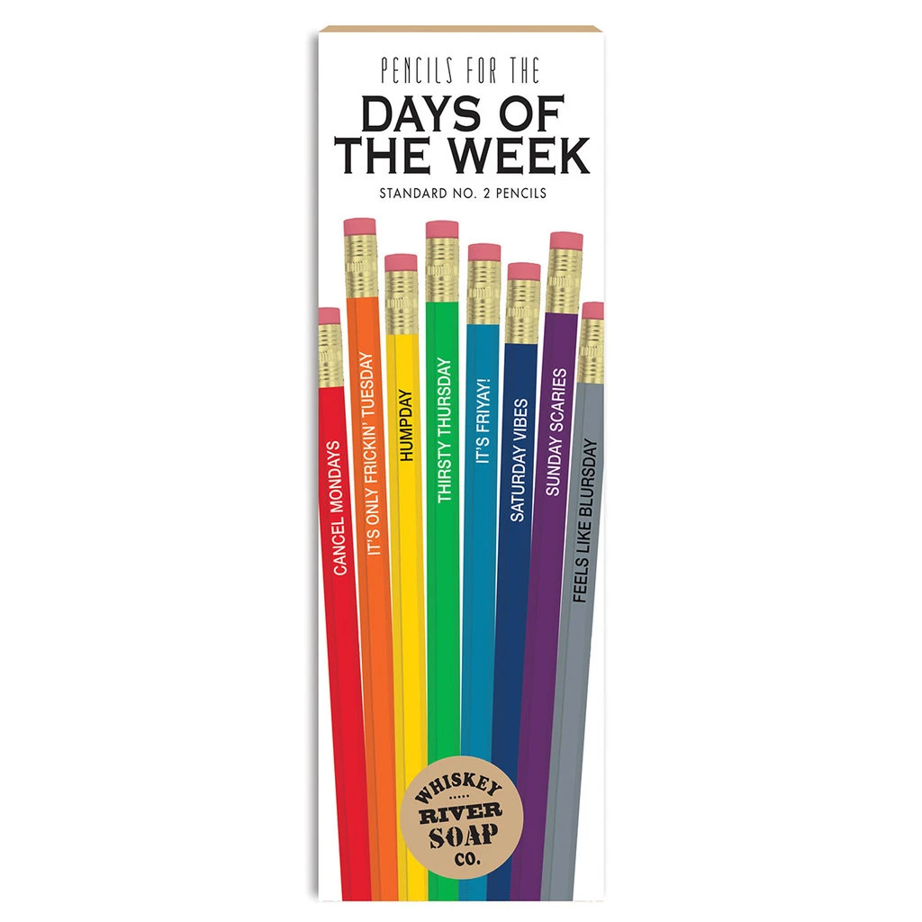 Days Of The Week Pencils 1 Days Of The Week Pencils